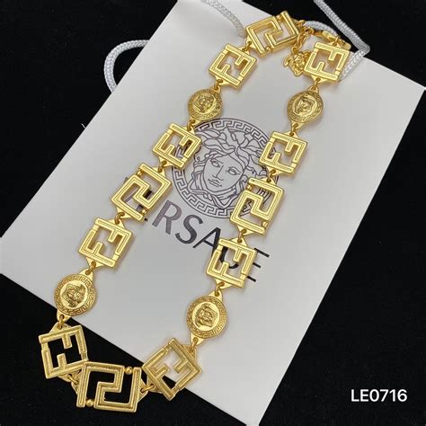 versace necklace fake free shipping|where to buy versace jewelry.